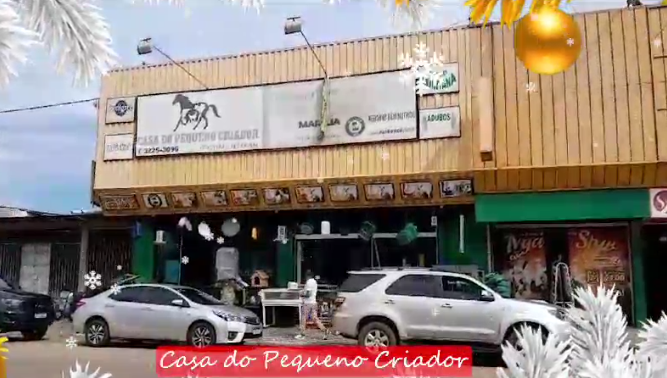 A Casa do Pequeno Criador deseja um Feliz Natal e um Próspero Ano Novo a seus clientes e à população, com amor, paz, alegria e prosperidade.